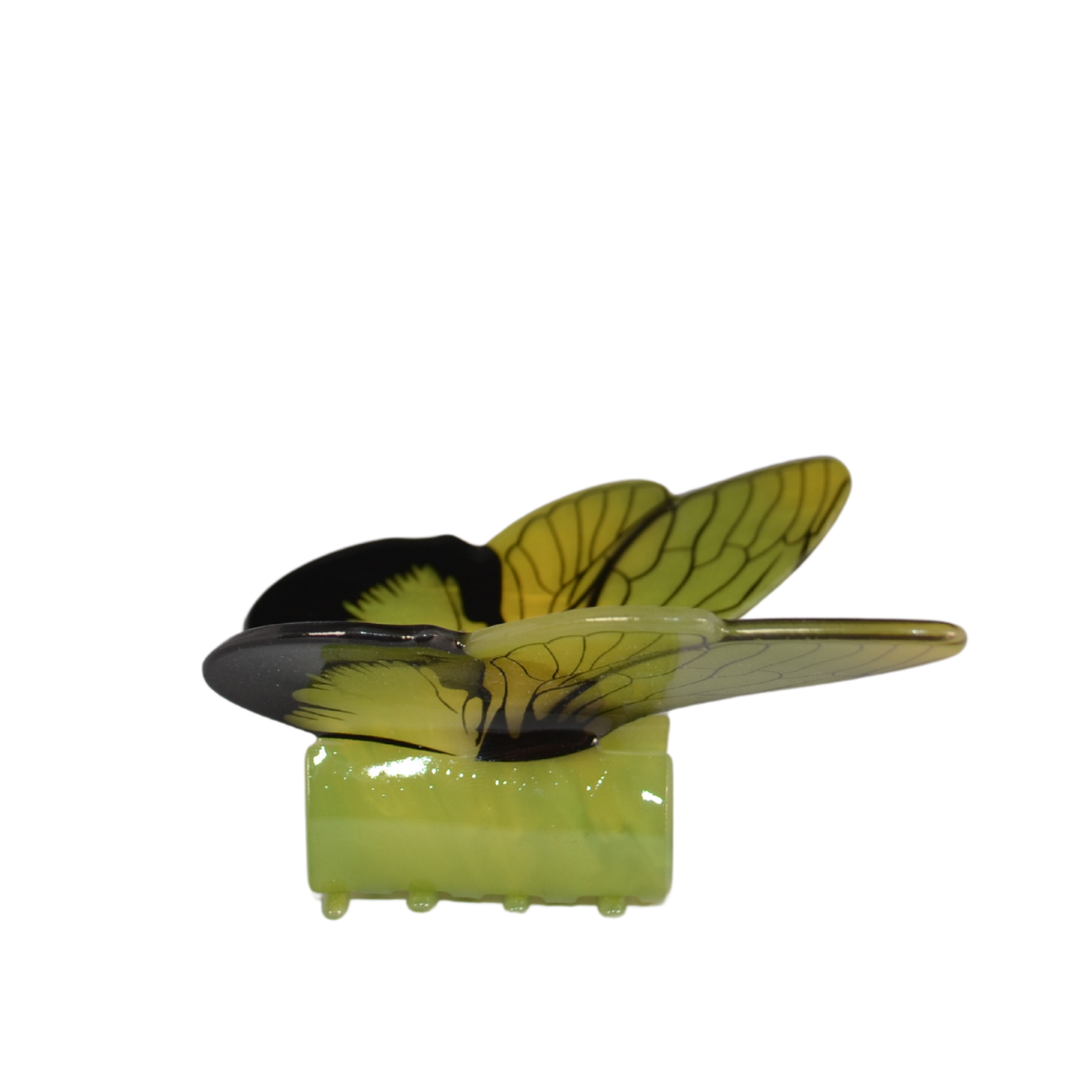 Green Butterfly Claw Clip