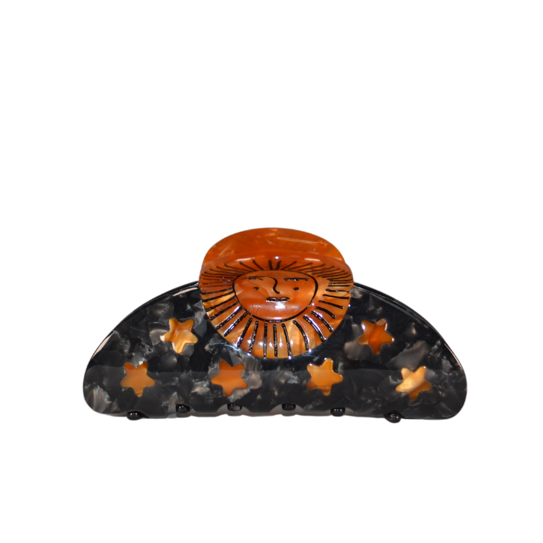 Sun and Moon Claw Clip